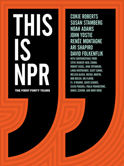 Title details for This Is NPR by Cokie Roberts - Available